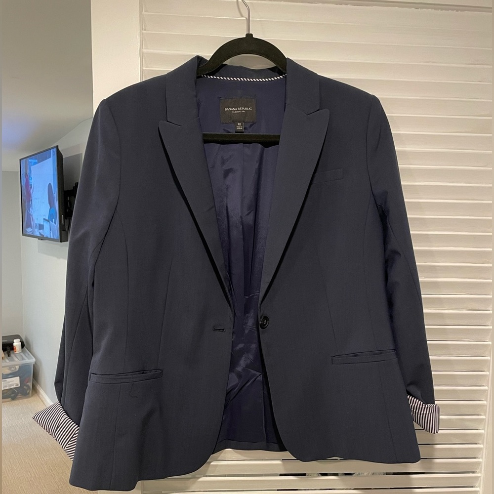 Banana Republic blue blazer